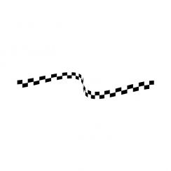 Long drapeau &agrave; damier