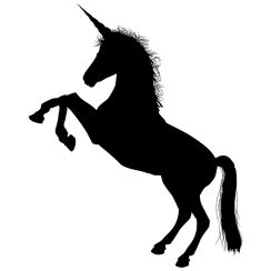 Licorne cabr&eacute;e