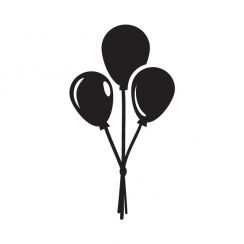 Ballons qui s'envolent