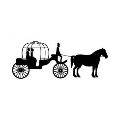 Couple dans un carosse