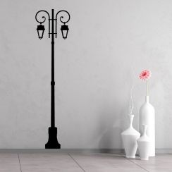 Double lampadaire r&eacute;tro