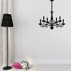 Lustre &agrave; bougies