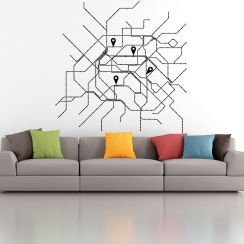 Plan du m&eacute;tro parisien