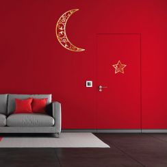 Croissant de lune et &eacute;toile