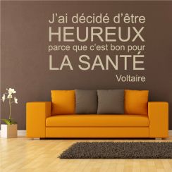 J'ai d&eacute;cid&eacute; d'&ecirc;tre heureux