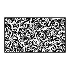Motifs floraux encadr&eacute;s