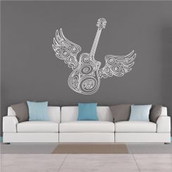 Guitare ail&eacute;e