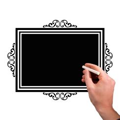 Ardoise - Tableau orn&eacute; d'un cadre