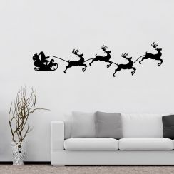 P&egrave;re No&euml;l sur son traineau