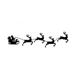 P&egrave;re No&euml;l sur son traineau