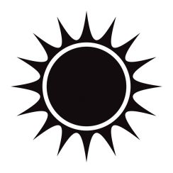 Soleil et ses rayons