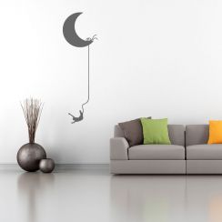 Saut &agrave; l'&eacute;lastique depuis la lune