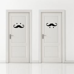 Signal&eacute;tique toilettes homme et femme