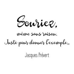 Pr&eacute;vert : Souriez, m&ecirc;me sans raison