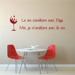 Je m'am&eacute;liore avec le vin