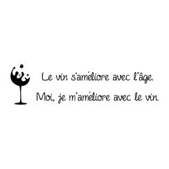 Je m'am&eacute;liore avec le vin