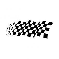 Drapeau &agrave; damier