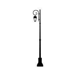 Lampadaire r&eacute;tro