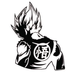 Silhouette Son Goku Dragon Ball Z